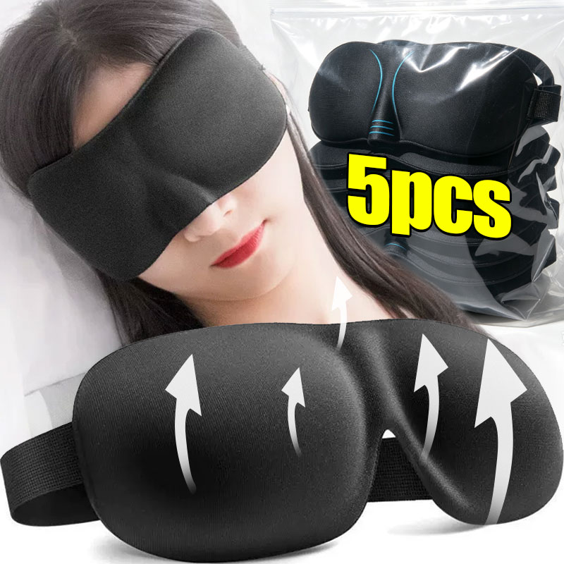 Eye Mask Sleep Travel - Sleep Mask for Side Sleeper Blackout