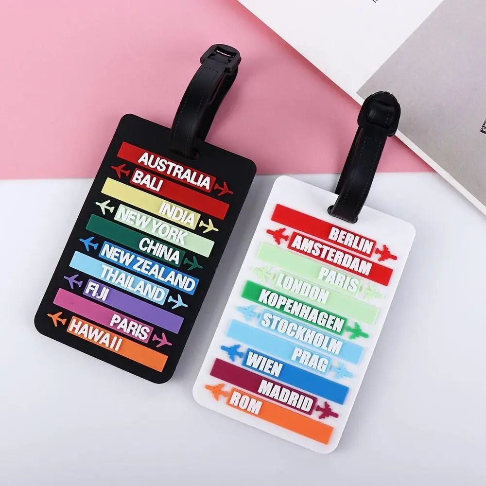 Travel Accessories Name - Country Name Suitcase Luggage Tag Fashion