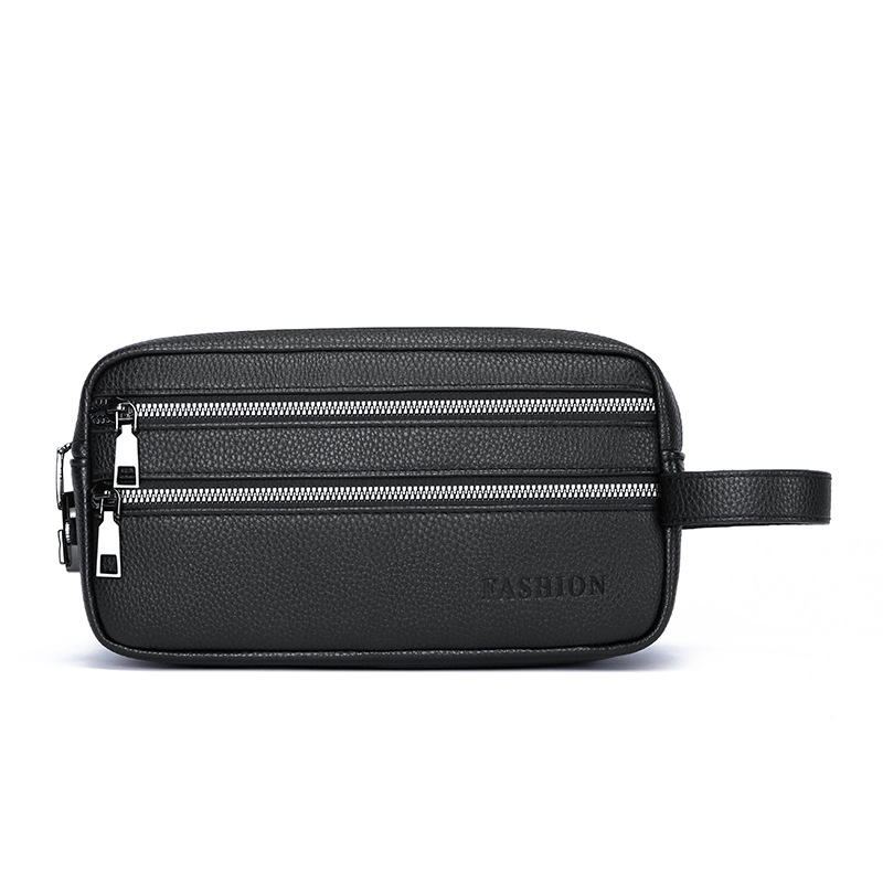 Travel Accessories Box - Vintage Men Hand Clutch Bag Multi‑Layer