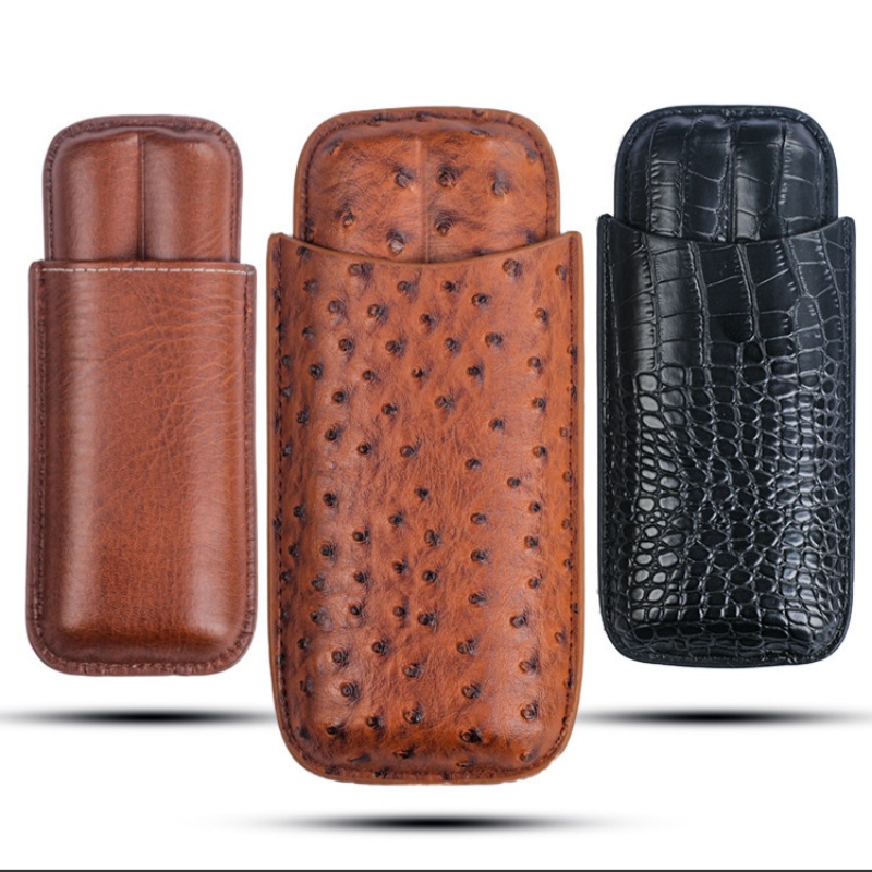 Travel Accessories To Gift - Portable Cigar Case Cigar Humidor Holds