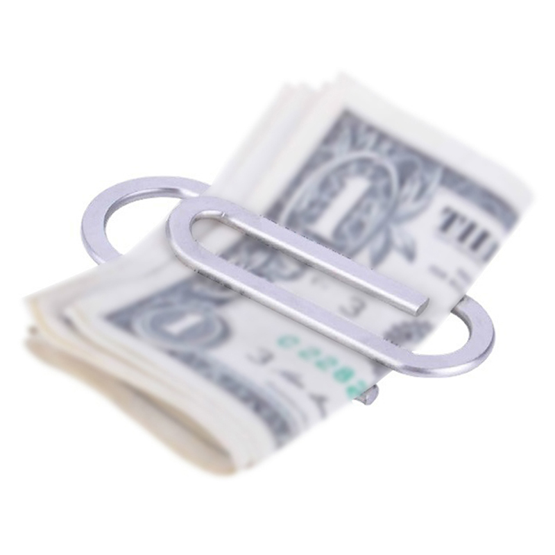 Travel Wallet Slim - 1Pc Stainless Steel Slim Pocket Money