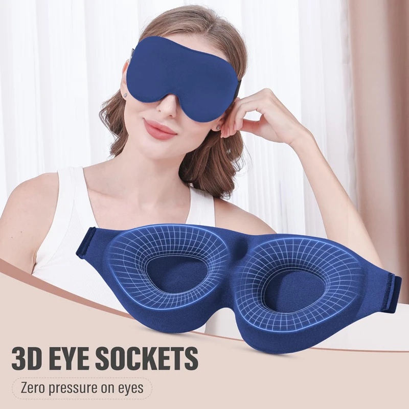 Eye Mask Sleep Travel - 3D Night Sleep Eye Mask Breathable
