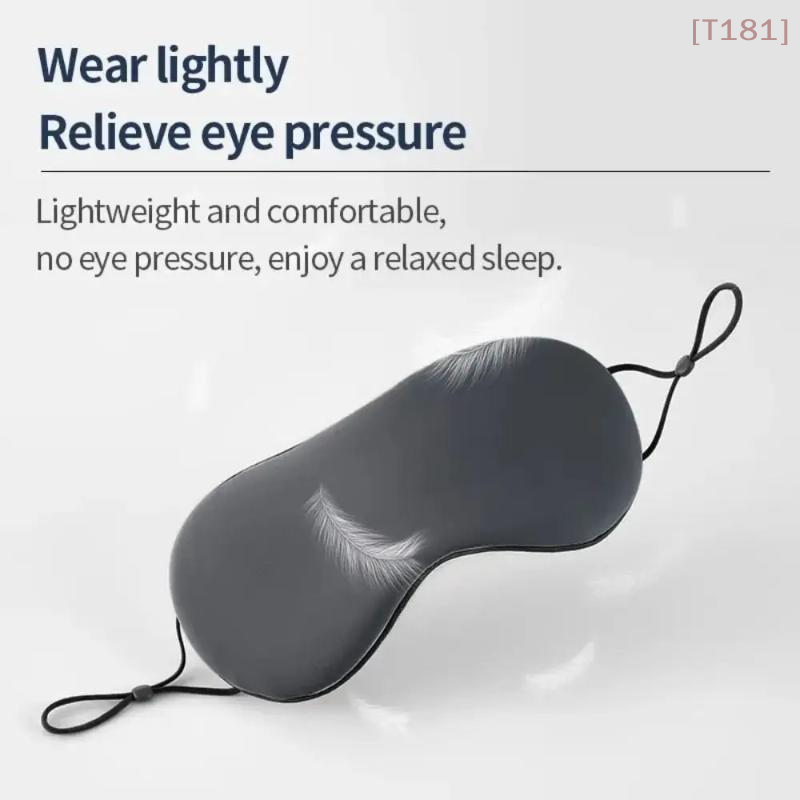 Eye Mask Sleep Travel - Ice Silk Eye Mask Adjustable Warm
