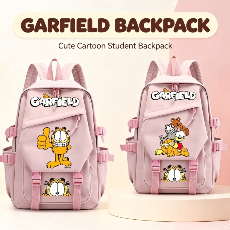 Travel Accessories Wholesale - Garfield cartoon cute student lightweight schoolbag