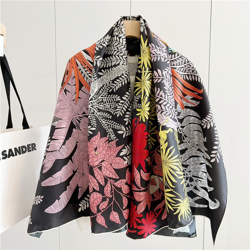 14mm Silk Scarf Women Hand Rol - Travel Hair Accessories review and price