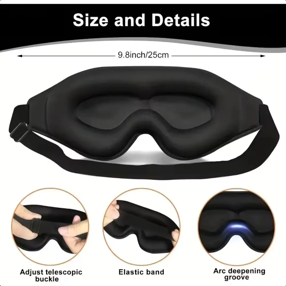 3D Eye Mask, Comfortable & Bre - Eye Mask Sleep Travel review and price
