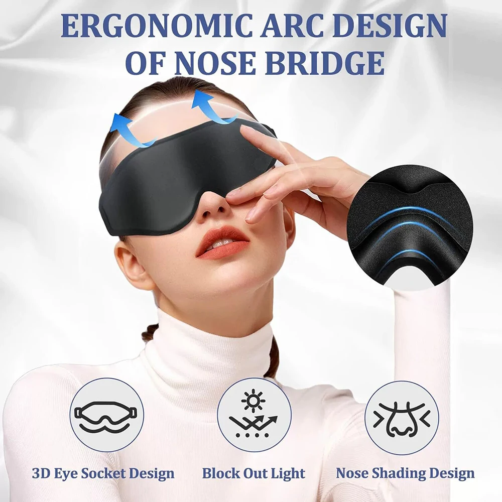 3D Eye Mask, Comfortable & Bre - Eye Mask Sleep Travel review and price