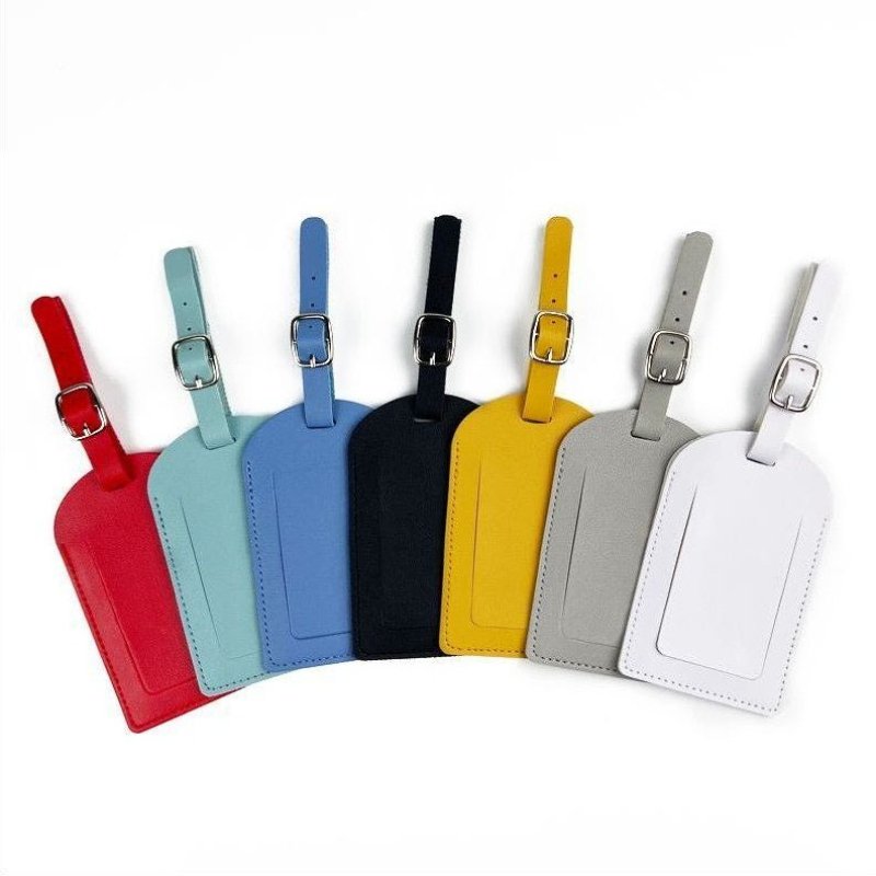Women Men Luggage Tags PU Leat - Travel Accessories International review and price