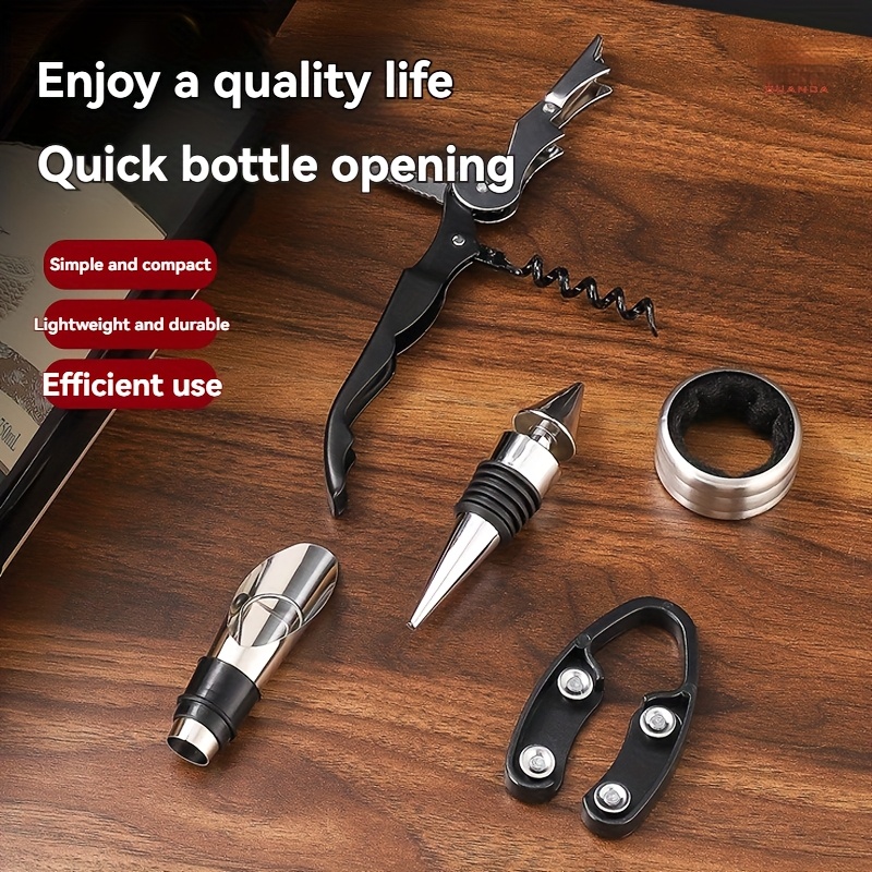 Premium Wine Tool Kit - 5-Piec - Travel Accessories Gift Set review and price