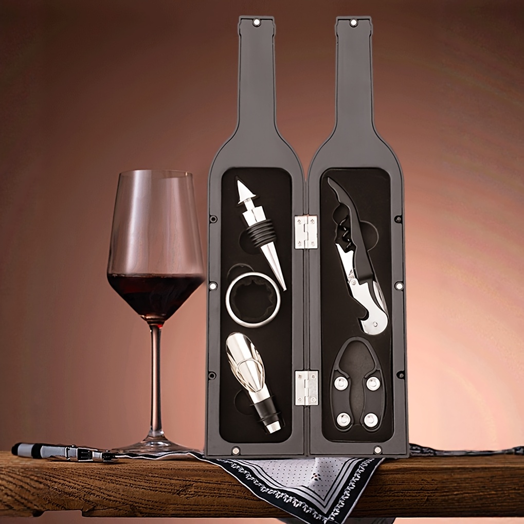 Premium Wine Tool Kit - 5-Piec - Travel Accessories Gift Set review and price