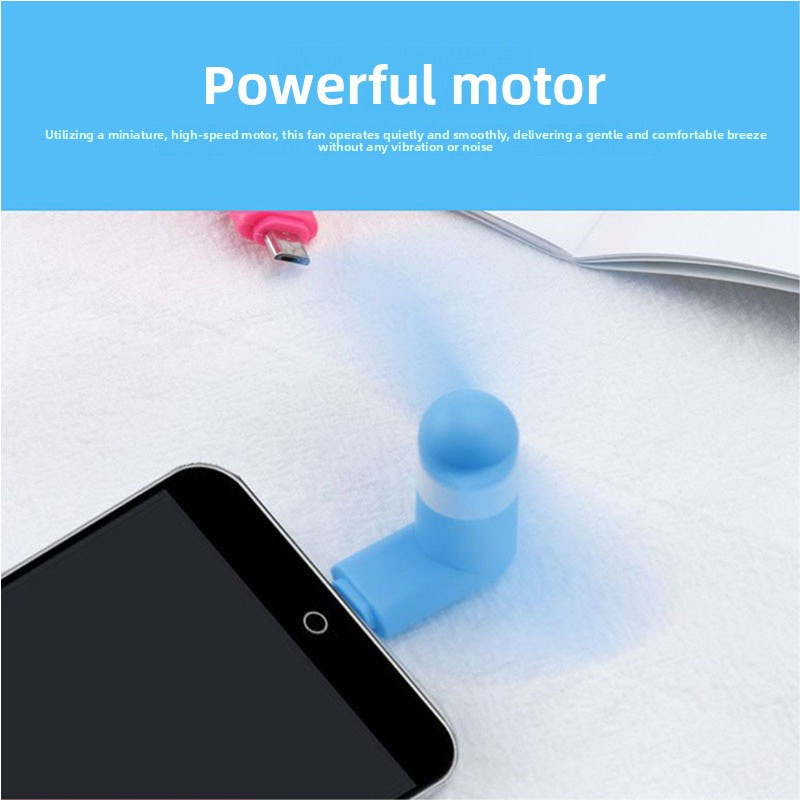 Type C Mini Phone Fan, Portabl - Travel Accessories And Gadgets review and price