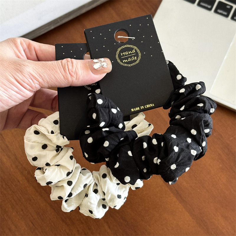 11cm/14cm Dot Cloth Scrunchies - Travel Accessories Gifts For Women review and price