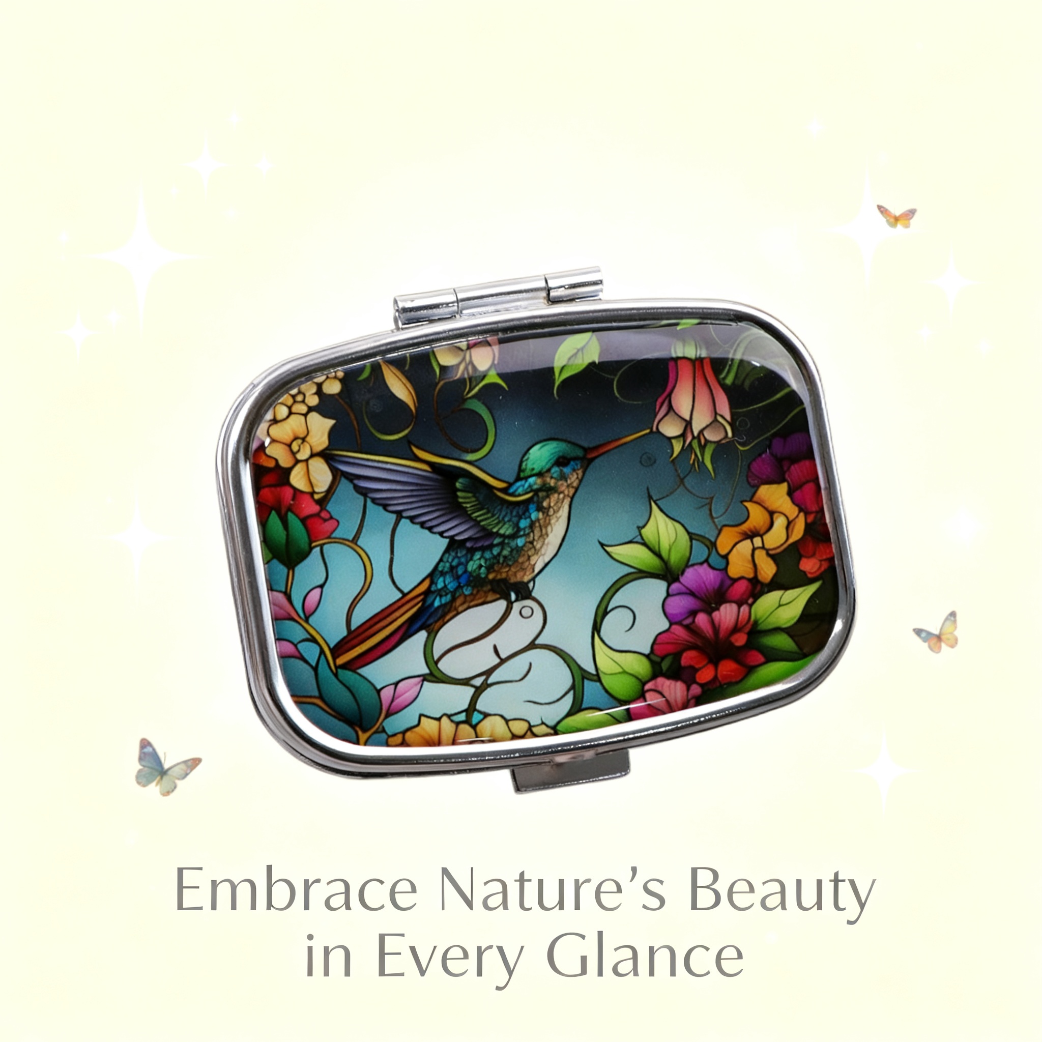 Cute Bird Cartoon Travel Pill  - Travel Accessories Box review and price