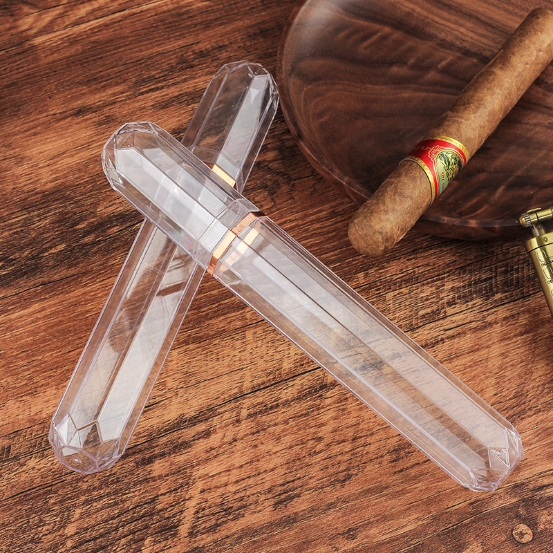 Acrylic Travel Cigar Tube Fash - Travel Accessories Box review and price