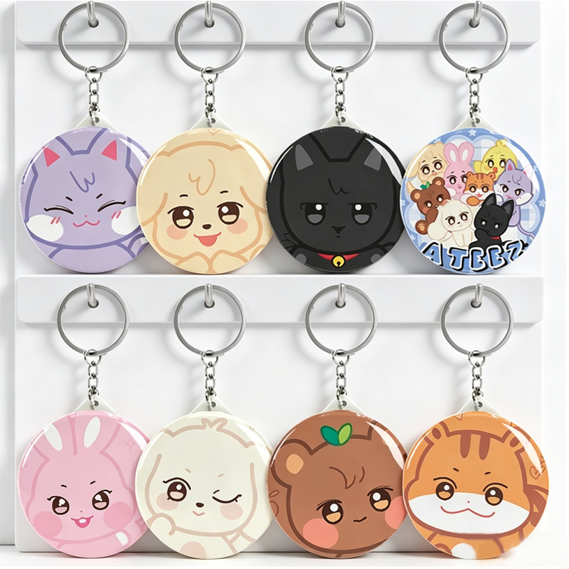 8pcs KPop ATEEZ Compact Keycha - Travel Accessories Wholesale review and price
