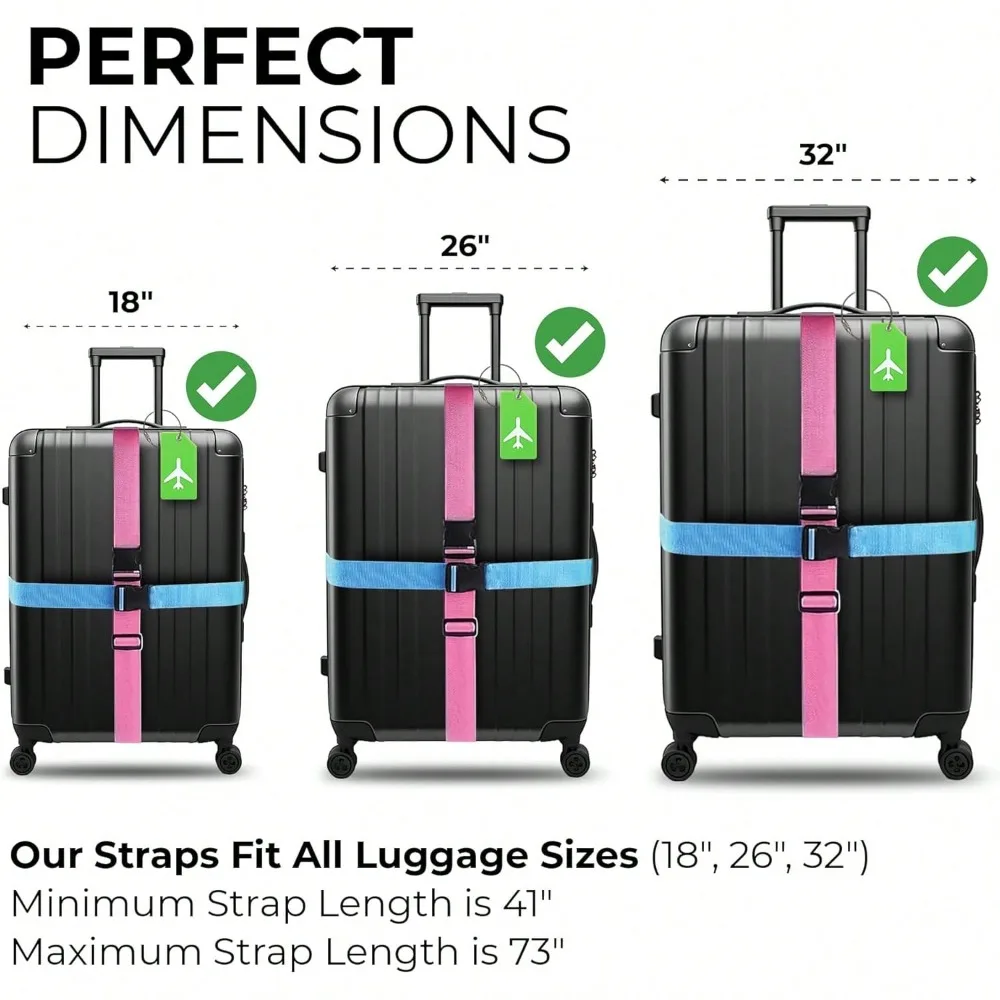 Luggage Strap Set with Luggage - Travel Accessories International review and price