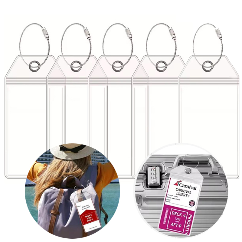 5Pcs Transparent Cruise Luggag - Travel Accessories International review and price