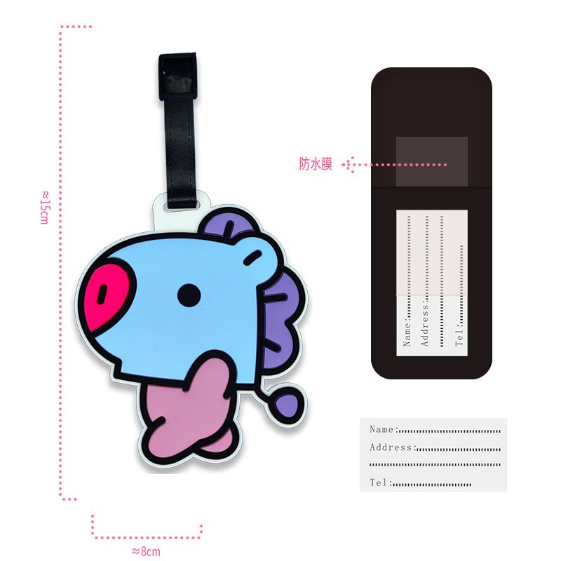 BT21 cartoon cute keychain Kaw - Travel Accessories Gift Set review and price