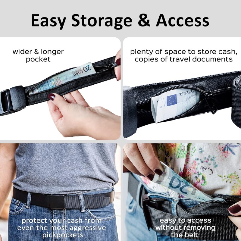 Travel Security Belt with Hidd - Travel Wallet Slim review and price