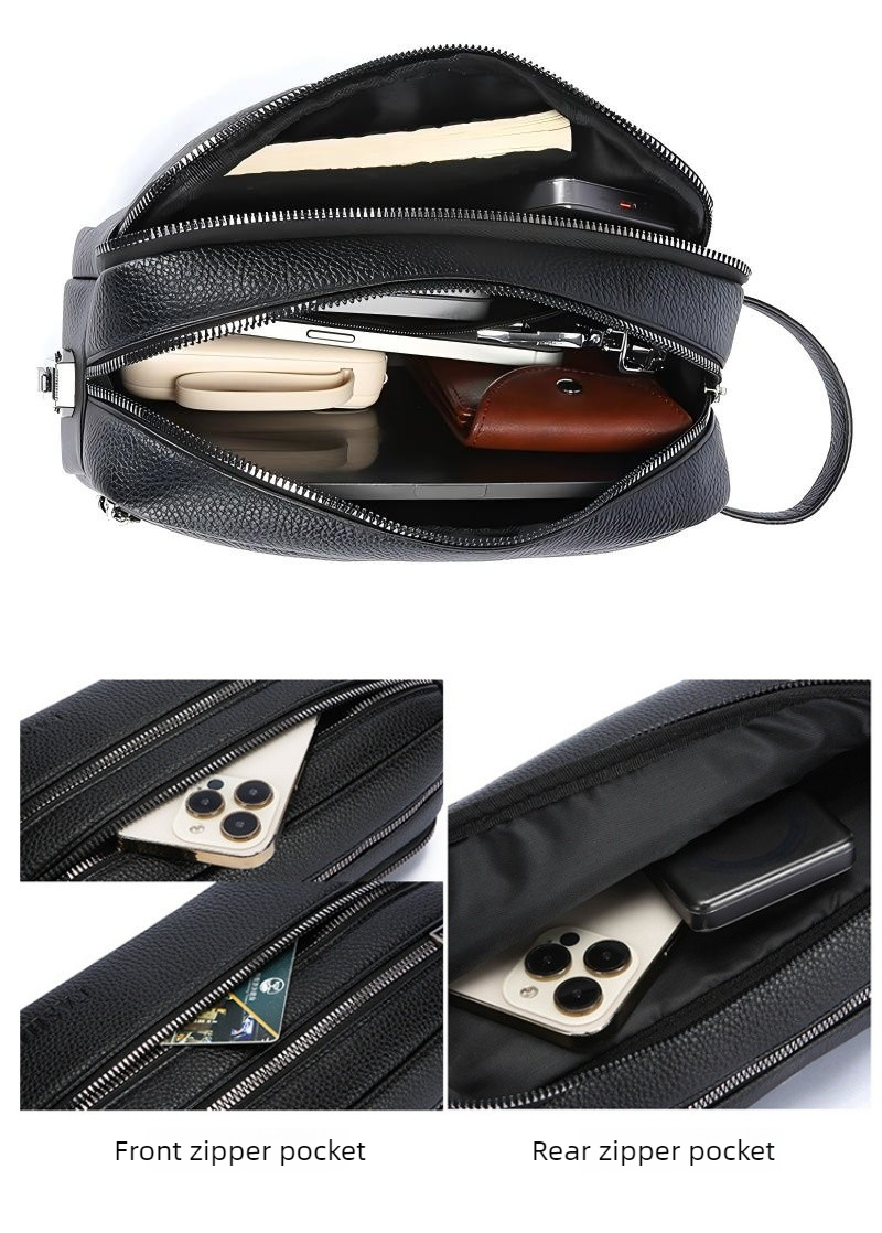 Vintage Men Hand Clutch Bag Mu - Travel Accessories Box review and price