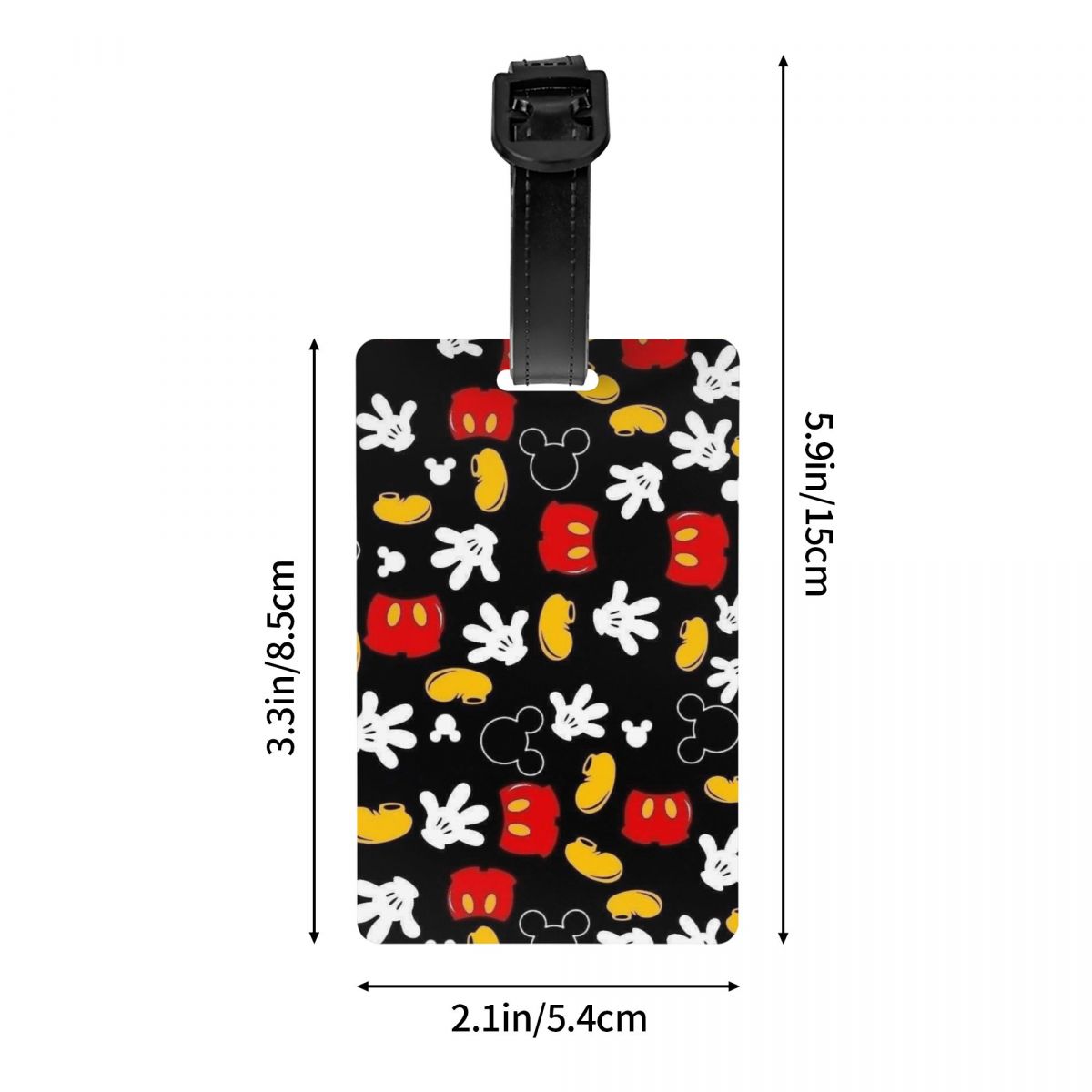 Custom M-Mouse  Luggage Tag fo - Travel Accessories International review and price