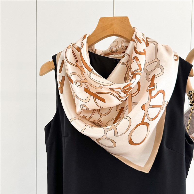 Summer Silk Small Scarf Women  - Travel Hair Accessories review and price