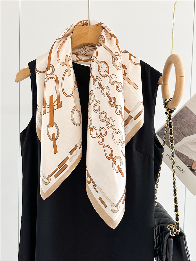 Summer Silk Small Scarf Women  - Travel Hair Accessories review and price