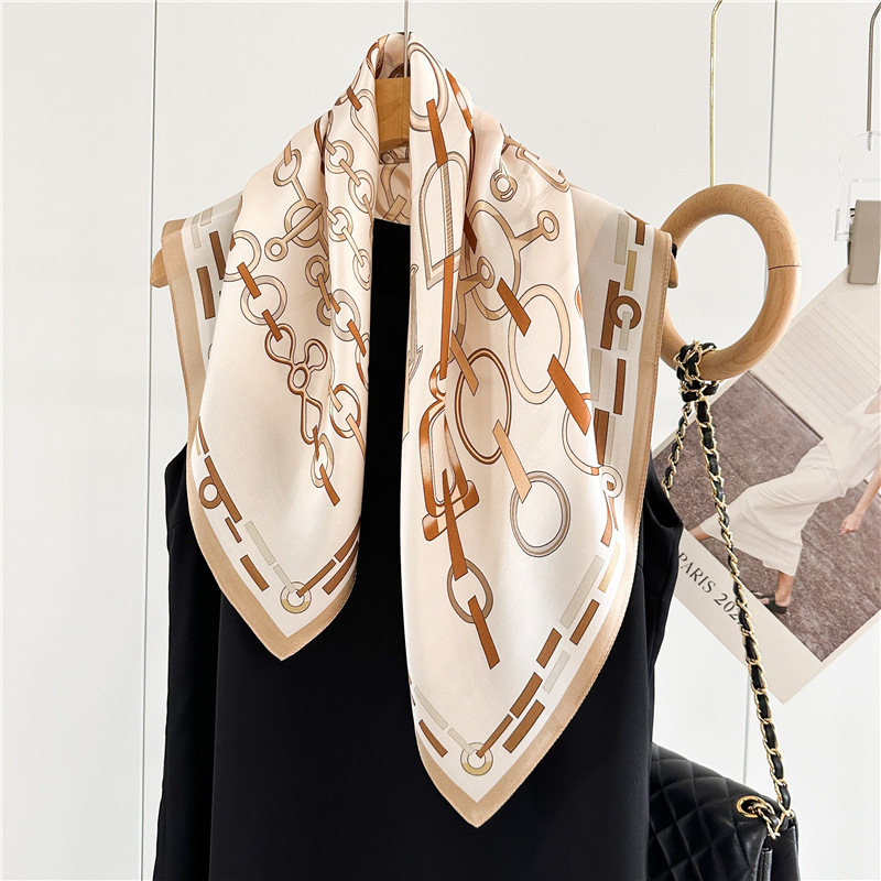 Summer Silk Small Scarf Women  - Travel Hair Accessories review and price