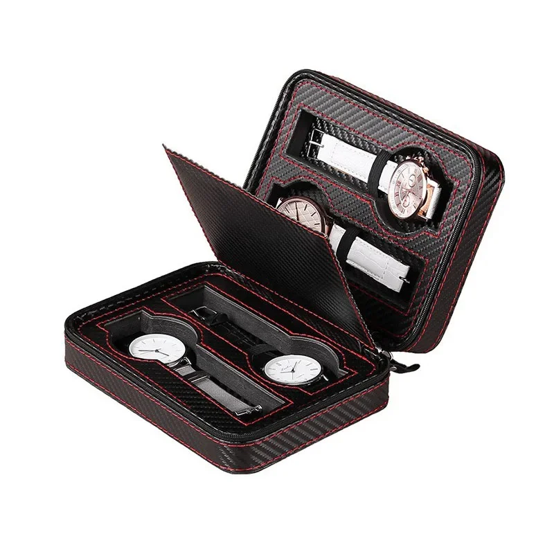4-Slot Portable Watch Storage  - Travel Accessories Display review and price
