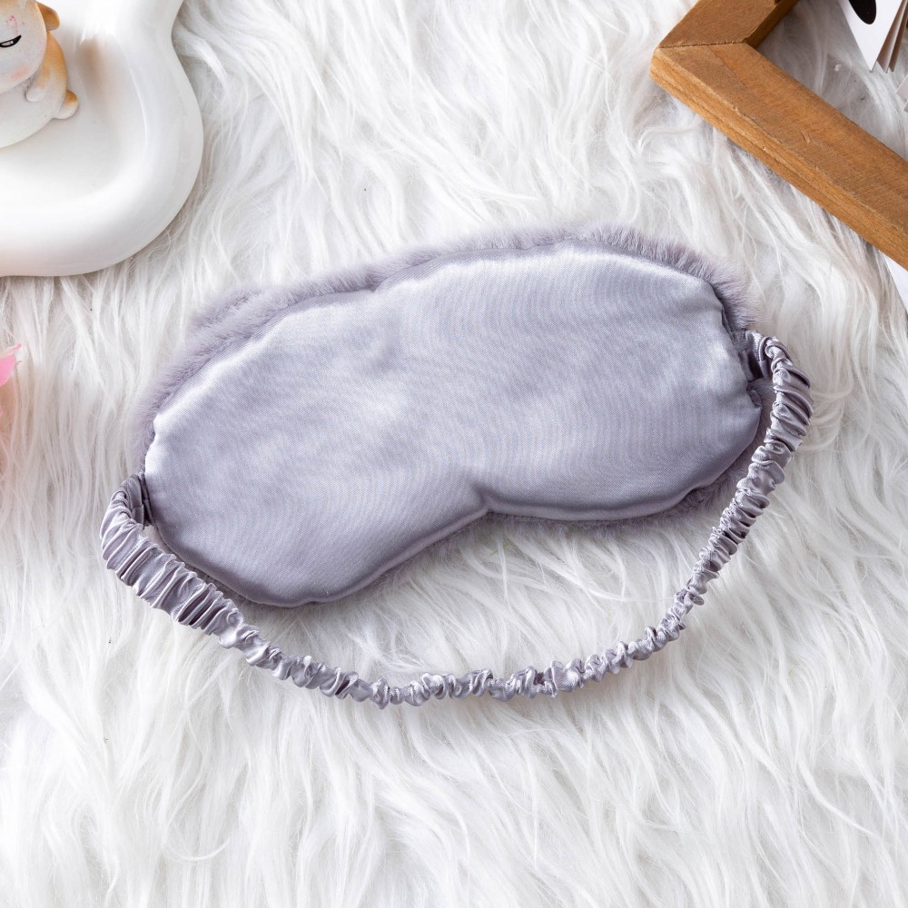 Ins Cute Cat Plush Sleep Mask  - Eye Mask Sleep Travel review and price