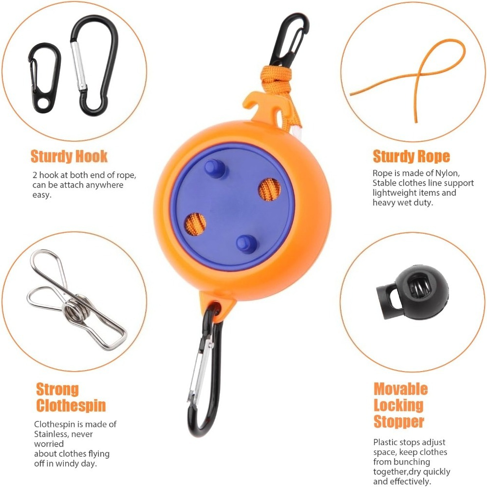 10M Retractable Clothesline Ou - Travel Accessories And Gadgets review and price