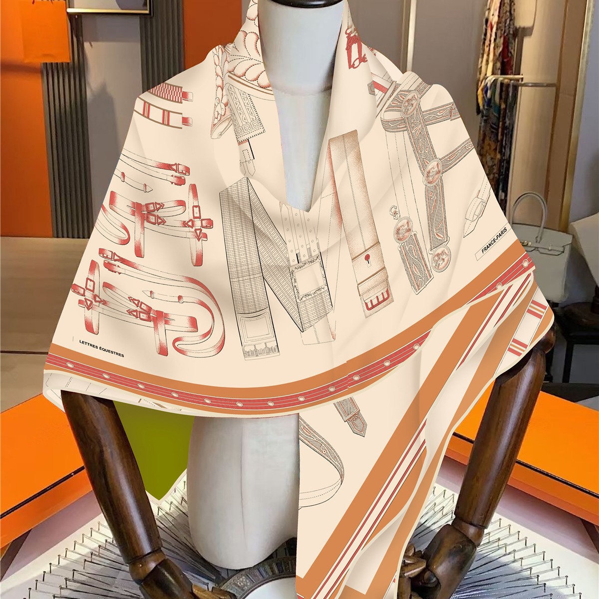 Faux Silk Wool Warm Scarf Wome - Travel Accessories Gifts For Women review and price