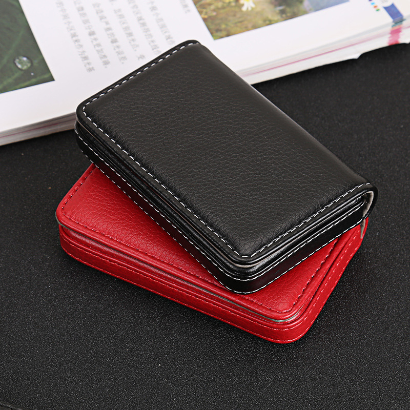 1pc PU Leather Business Card H - Travel Wallet Slim review and price