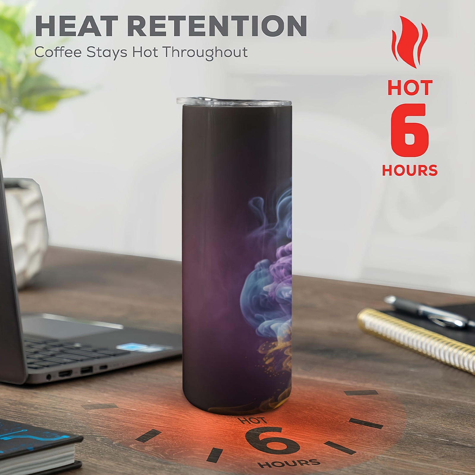 1pc20oz,smoke Tumbler with Lid - Travel Accessories To Gift review and price