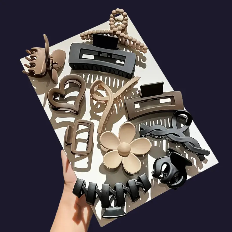 11Pcs Assorted Hair Claw Clips - Travel Accessories Shops review and price