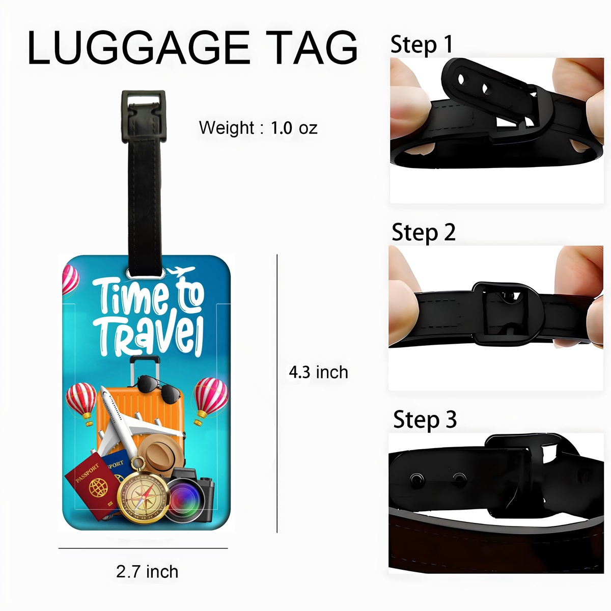 Travel Style Luggage Tag Men W - Travel Accessories International review and price