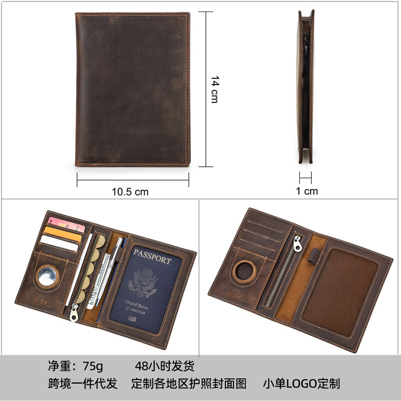 Custom Logo Genuine Leather Sl - Travel Wallet Slim review and price
