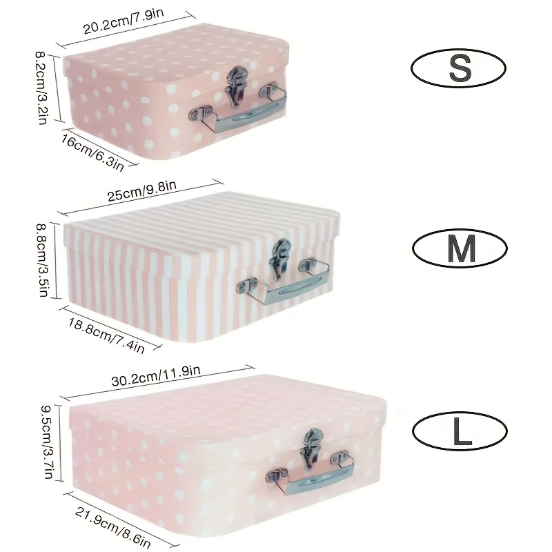 3pcs Vintage Style Cardboard B - Travel Accessories Gift Set review and price