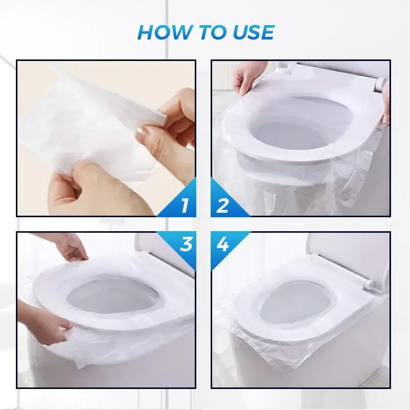 50/100pcs Disposable Toilet Se - Travel Accessories And Gadgets review and price