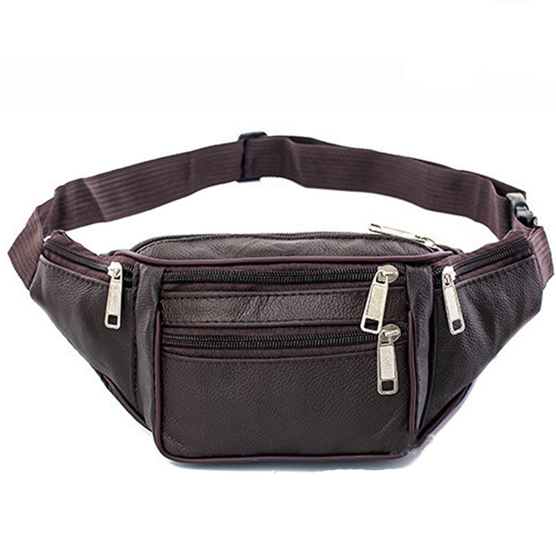 Leather Men Waist Chest Bag Th - Money Belt Hidden review and price
